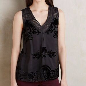Meadow Rue Black Sleeveless Top